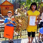 Леопарду из зоопарка "Лимпопо" на День рождения подарили имя!